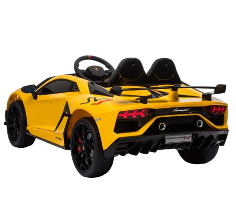 ORYGINALNE LAMBORGHINI SVJ PEŁNA OPCJA, MIĘKKIE KOŁA, MIĘKKIE SIEDZENIE/HL328