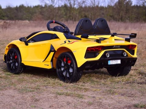 ORYGINALNE LAMBORGHINI SVJ PEŁNA OPCJA, MIĘKKIE KOŁA, MIĘKKIE SIEDZENIE/HL328