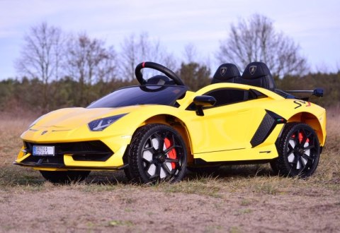 ORYGINALNE LAMBORGHINI SVJ PEŁNA OPCJA, MIĘKKIE KOŁA, MIĘKKIE SIEDZENIE/HL328