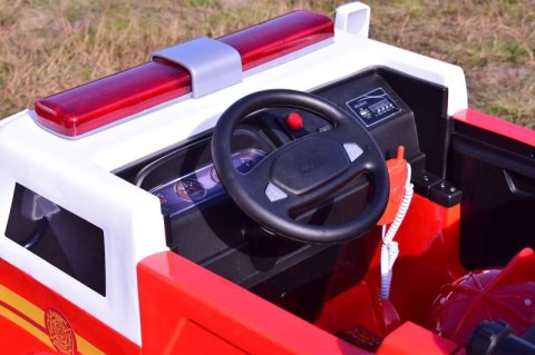 MEGA STRAŻ POŻARNA Z DŹWIĘKAMI, FUNKCJĄ BUJANIA, MEGAFONEM I DODATKOWYM WYPOSAŻENIEM, SUPER WERSJA/LL911