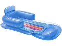 Bestway Dmuchany materac z oparciem Wbudowany uchwyt na kubek 161cm 43028