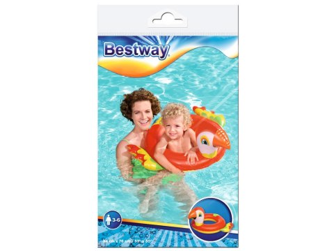 Bestway dmuchane koło do pływania papuga 36128 Bestway dmuchane koło do pływania papuga 36128