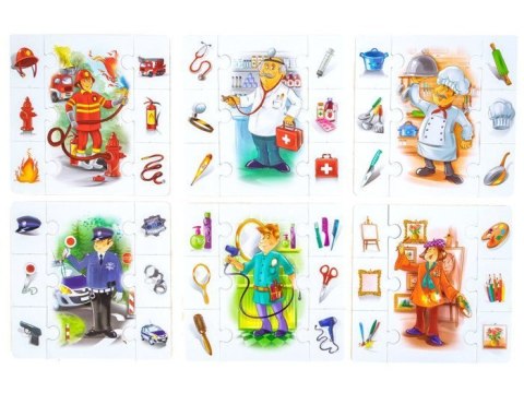 Układanka edukacyjna zawody Kim zostanę? GR0304 Układanka edukacyjna zawody Kim zostanę? GR0304