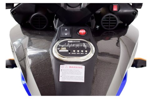 MEGA MOTOR 3 KOŁOWY - MIĘKKIE KOŁA EVA, MIĘKKIE PIKOWANE SIEDZENIE/HS-5188