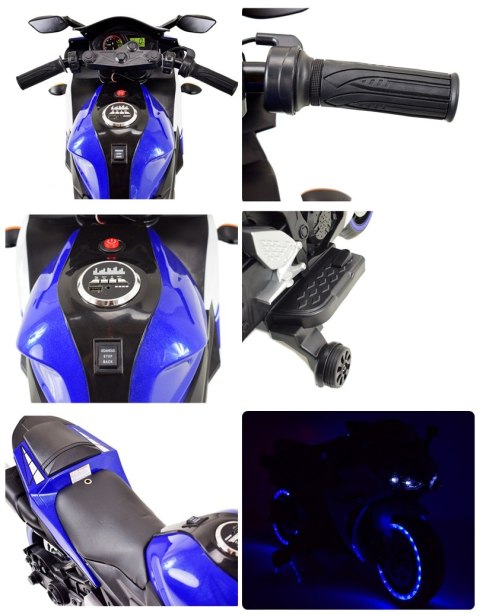 WIELKI MOTOR NA AKUMULATOR . GAZ W MANETCE, HAMULEC,/N888