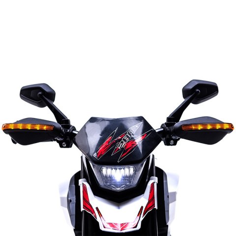 NAJNOWSZY PIERWSZY AKUMULATOROWY MOTOREK CROSSOWY TURBON, MIĘKKIE SIEDZENIE, GAZ W RĄCZCE, HAMULEC/DLS09-HAND