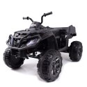 MEGA WIELKI QUAD 24 V, 2X100W, AMORTYZATORY, MIĘKKIE KOŁA, RADIO/0909-24V