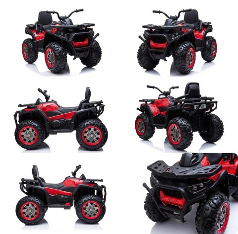 MEGA WIELKI QUAD, AMORTYZATORY, MIĘKKIE KOŁA, PILOT, WOLNY START, 4X4 /XMX607