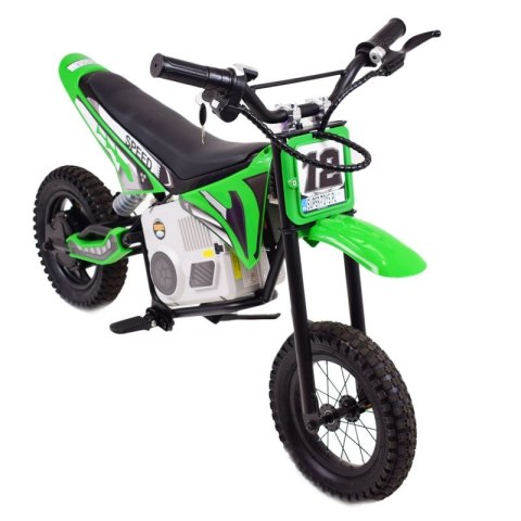 REWELACYJNY MOTOR CROSSOWY SPEED POMPOWANE KOŁA, STALOWA RAMA 36V/A9901