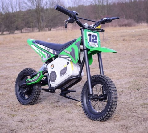 REWELACYJNY MOTOR CROSSOWY SPEED POMPOWANE KOŁA, STALOWA RAMA 36V/A9901