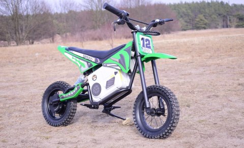 REWELACYJNY MOTOR CROSSOWY SPEED POMPOWANE KOŁA, STALOWA RAMA 36V/A9901