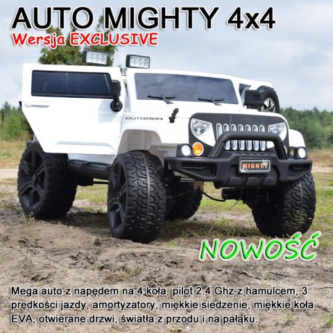 MEGA DZIP MIGHTY, NAPĘD 4X4, WOLNY START, MIĘKKIE KOŁA, EXCLUSIVE/HL-1668