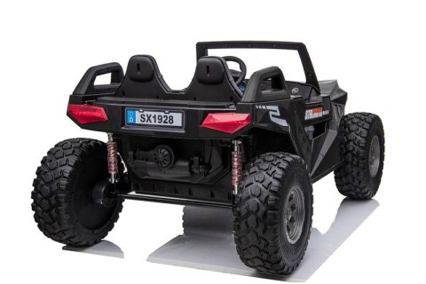 MEGA BUGGY CLASH DLA 2 DZIECI, 4 SILNIKI, 24V, MIĘKKIE PRZESUWANE SIEDZENIE, MIĘKKIE KOŁA, WALIZKA NA AKUMULATOR/SX-1928