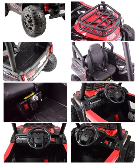 NAJNOWSZY BUGGY SPEED CHAMPION, MIĘKKIE KOŁA, MIĘKKIE SIEDZENIE, BLOKADA PRĘDKOŚCI, 4 BIEGOWA SKRZYNIA/ JS370B