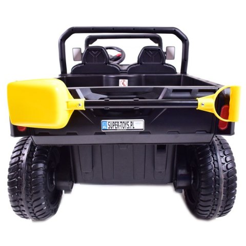 BUGGY 6 KOŁOWY DLA 2 DZIECI, ELEKTRYCZNA WYWROTKA, MIĘKKIE KOŁA, MIĘKKIE SIEDZENIE/XMX623B