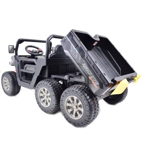 BUGGY 6 KOŁOWY DLA 2 DZIECI, ELEKTRYCZNA WYWROTKA, MIĘKKIE KOŁA, MIĘKKIE SIEDZENIE/XMX623B