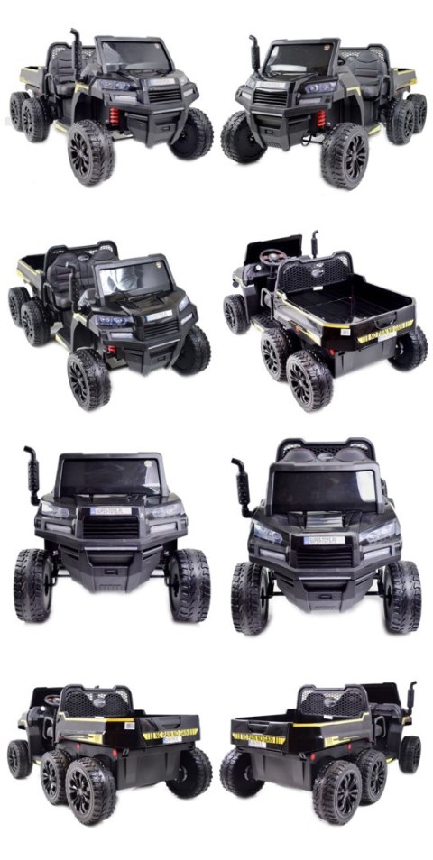 BUGGY 6 KOŁOWY DLA 2 DZIECI, WYWROTKA, MIĘKKIE KOŁA, MIEKKIE SIEDZENIE, NAJMOCNIEJSZA WERSJA/A730-2