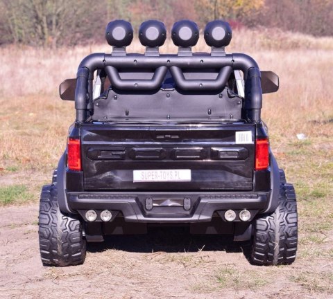 MEGA JEEP WORKS SIX 4X4, 2 X 12V MĘKKIE KOŁA, MIĘKKIE SIEDZENIE/JC003