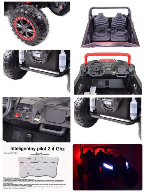 MEGGA BUGGY UTV-2000 DO 100 KG, 2x200W, AMORYZATORY, OLBRZYMI/A032