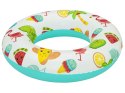 Bestway Dmuchane koło do pływania zielone OWOCE 61cm 36014 A
