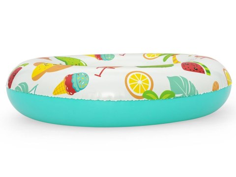 Bestway Dmuchane koło do pływania zielone OWOCE 61cm 36014 A