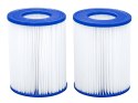 Bestway Filtr typ II wkład do pompy 2 szt 58094