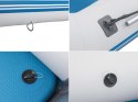 Bestway pompowany ponton CASPIAN dingy zestaw wiosła pompka 65046
