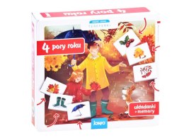 Jawa Edukacyjna gra dla przedszkolaków 4 PORY ROKU układanka memory GR0385