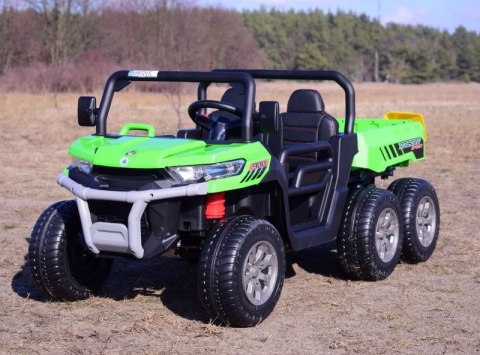 BUGGY 6 KOŁOWY DLA 2 DZIECI, ELEKTRYCZNA WYWROTKA, MIĘKKIE KOŁA, MIĘKKIE SIEDZENIE, 400 WAT/XMX623B