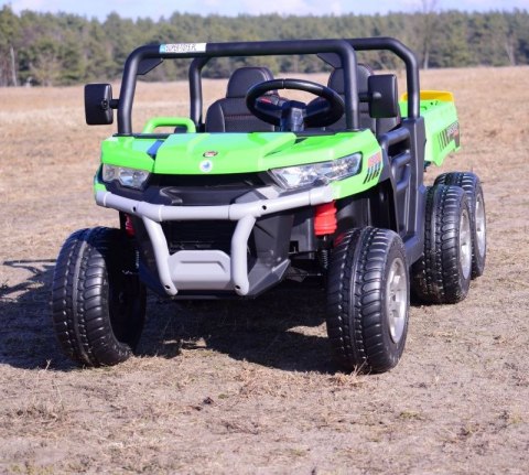 BUGGY 6 KOŁOWY DLA 2 DZIECI, ELEKTRYCZNA WYWROTKA, MIĘKKIE KOŁA, MIĘKKIE SIEDZENIE, 400 WAT/XMX623B
