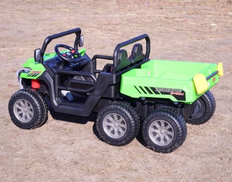 BUGGY 6 KOŁOWY DLA 2 DZIECI, ELEKTRYCZNA WYWROTKA, MIĘKKIE KOŁA, MIĘKKIE SIEDZENIE, 400 WAT/XMX623B