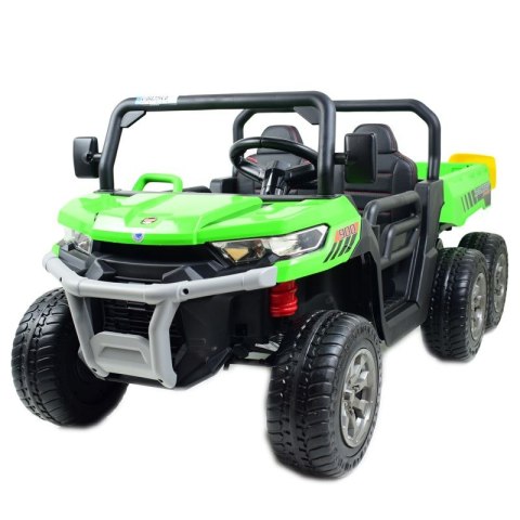 BUGGY 6 KOŁOWY DLA 2 DZIECI, ELEKTRYCZNA WYWROTKA, MIĘKKIE KOŁA, MIĘKKIE SIEDZENIE, 400 WAT/XMX623B