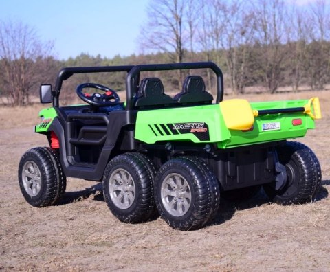 BUGGY 6 KOŁOWY DLA 2 DZIECI, ELEKTRYCZNA WYWROTKA, MIĘKKIE KOŁA, MIĘKKIE SIEDZENIE, 400 WAT/XMX623B