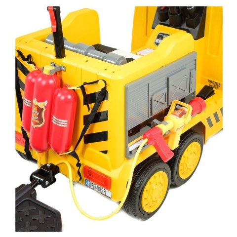 OLBRZYMI DŹWIG NA AKUMULATOR Z PODESTEM DLA RODZICA , PILOT, RĄCZKA/LBB211