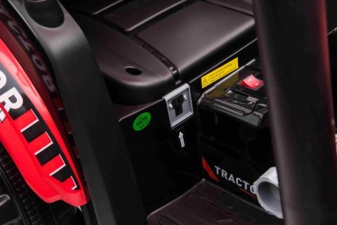 OLBRZYMI TRAKTOR NA AKUMULATOR Z PRZYCZEPĄ 24 V, 400W, PILOT/JS-3158B-24V