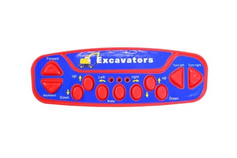 WIELKA KOPARKA Z PILOTEM, PEŁNA OPCJA, RUCHOMA ŁYŻKA, /YW1988