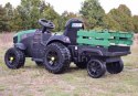 WIELKI TRAKTOR NA AKUMULATOR Z PRZYCZEPĄ, MIĘKKIE KOŁA, MIĘKKIE SIEDZENIE/BDM0925