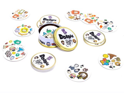 Gra Karciana gra Dobble Harry Potter - okrągłe karty do gry GR0772 Gra Karciana gra Dobble Harry Potter - okrągłe karty do gry GR0772