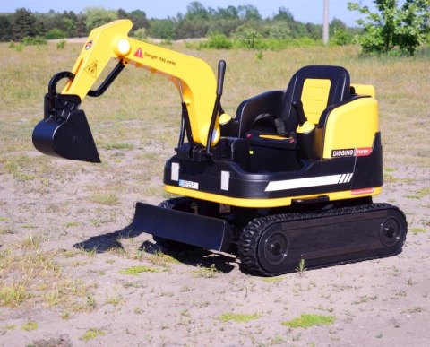 MEGA KOPARKA+SPYCHACZ 2 W1 NA AKUMULATOR , PILOT, GUMOWE GĄSIENCE/DLS-X7