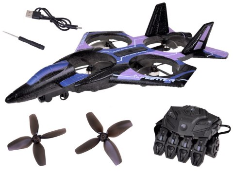 Zdalnie sterowany dron combat -pojazd latający+kolorowe diody RC0704 NI Zdalnie sterowany dron combat -pojazd latający+kolorowe diody RC0704 NI