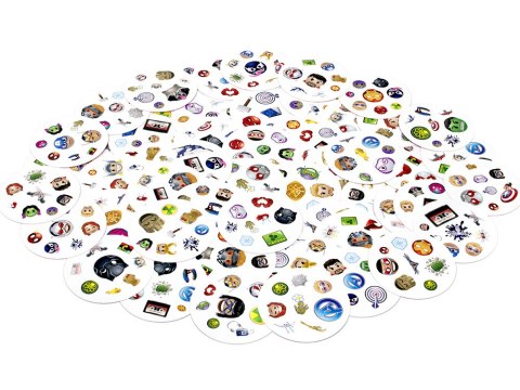 Rebel Karciana gra Dobble Marvel Emoji - okrągłe karty do gry GR0773 Rebel Karciana gra Dobble Marvel Emoji - okrągłe karty do gry GR0773
