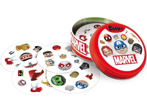 Rebel Karciana gra Dobble Marvel Emoji - okrągłe karty do gry GR0773 Rebel Karciana gra Dobble Marvel Emoji - okrągłe karty do gry GR0773