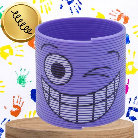 SPRĘŻYNA DLA DZIECI MAGICZNA SPRĘŻYNKA MAGIC SPRINGS EMOJI FIOLETOWA