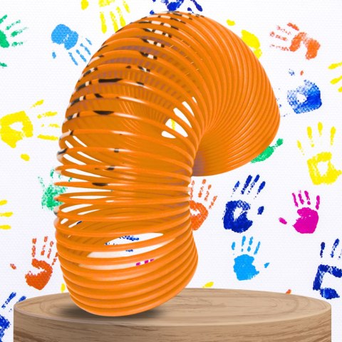 SPRĘŻYNA DLA DZIECI MAGICZNA SPRĘŻYNKA MAGIC SPRINGS EMOJI POMARAŃCZOWA