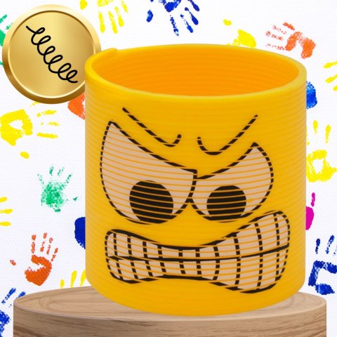 SPRĘŻYNA DLA DZIECI MAGICZNA SPRĘŻYNKA MAGIC SPRINGS EMOJI ŻÓŁTA