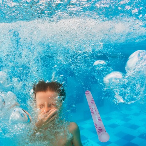 ZATOPKI ZABAWKA DO NURKOWANIA NAUKA PŁYWANIA BASEN DO WANNY WODY KÓŁKO