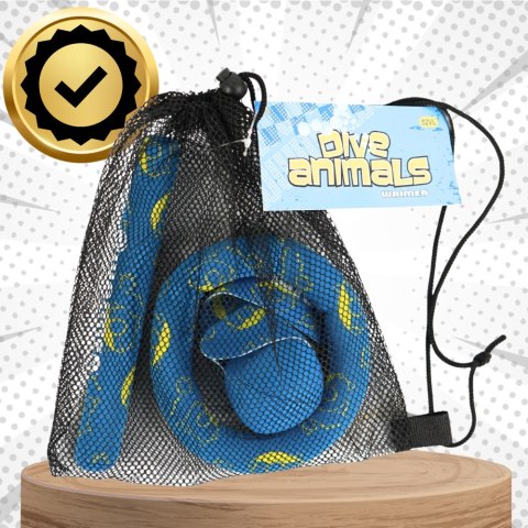 ZATOPKI ZABAWKA DO NURKOWANIA NAUKA PŁYWANIA BASEN DO WANNY WODY KÓŁKO