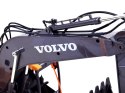 Duża koparka VOLVO 3w1 Zdalnie sterowana Pilot - 3 końcówki RC0495