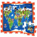Piankowe puzzle MATA Dzieci Świata Mapa ZA3149