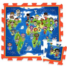Piankowe puzzle MATA Dzieci Świata Mapa ZA3149